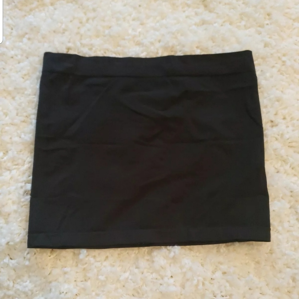 Isabel Maternity 'Belly Band' Black Ribbed M L